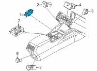 OEM Kia Sorento Switch Seat-Warmer C Diagram - 93300P2000