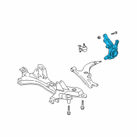 OEM Toyota RAV4 Knuckle Diagram - 43211-42060