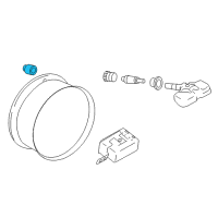 OEM 2007 Nissan Murano Nut Diagram - 40780-JA01A