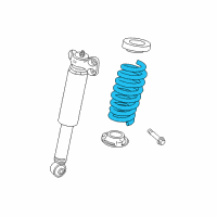 OEM 2014 Cadillac ATS Coil Spring Diagram - 23498313