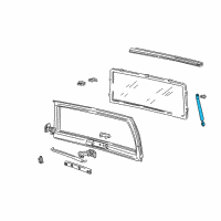 OEM 1998 Chevrolet Astro Support Cylinder Diagram - 15716095