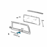 OEM 2002 GMC Safari Actuator Diagram - 15694155