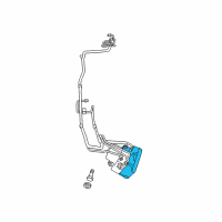 OEM 2017 Dodge Viper Anti-Lock Brake System Module Diagram - 68224802AC
