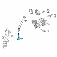 OEM 2016 Scion iM Lower Shaft Diagram - 45221-12300