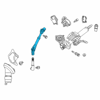 OEM 2017 Toyota Corolla iM Intermed Shaft Diagram - 45260-12680