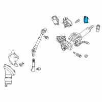 OEM 2015 Toyota RAV4 Ignition Switch Diagram - 84450-0R010