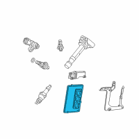 OEM 2011 Honda Accord Control Module, Engine (Rewritable) Diagram - 37820-R84-A51