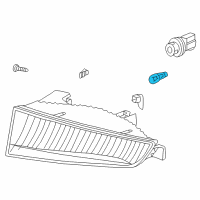 OEM Acura Legend Bulb (12V 5W) (Krypton) Diagram - 34306-SH3-003