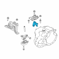 OEM Ford Focus Upper Bracket Diagram - BV6Z-7M125-A