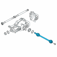 OEM BMW 640i xDrive Gran Turismo Axle Shaft 7Rear Right Diagram - 33-20-8-639-474