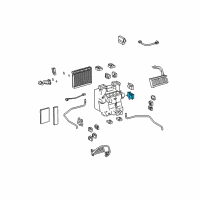 OEM 2009 Lexus LS460 Damp Servo Sub-Assembly Diagram - 87106-50400