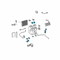OEM Lexus LS600h Damper Servo Sub-Assembly (For Mode) Diagram - 87106-50380