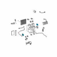 OEM 2008 Lexus LS460 Air Conditioner Radiator Damper Servo Sub-Assembly, No.1 (For Mode) Diagram - 87106-50390