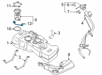 OEM 2021 Nissan Sentra Fuel Level Sensor Diagram - 25060-6LB0A