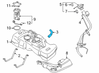 OEM 2021 Nissan Sentra Hose-Filler Diagram - 17228-6LB0A