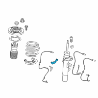 OEM 2016 BMW X3 Bracket Rds Right Diagram - 34-52-6-787-682