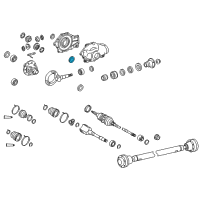 OEM 2018 Lexus LS500h Seal, Type T Oil Diagram - 90311-47033