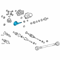 OEM 2015 Lexus LS460 Final Gear Kit, Differential Diagram - 41201-59256