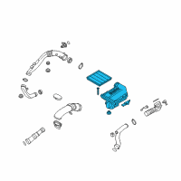 OEM 2016 BMW X5 Intake Silencer Diagram - 13-71-7-583-713