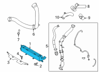 OEM Hyundai COOLER ASSY-INTER Diagram - 28270-2M650