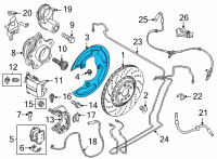 OEM 2022 BMW X7 PROTECTION PLATE LEFT Diagram - 34-20-6-880-473