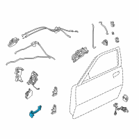 OEM 2003 Infiniti Q45 Check Link Assembly - Front Door RH Diagram - 80430-AR000