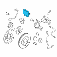 OEM BMW ActiveHybrid 5 Control Unit Emf Diagram - 34-43-6-887-358