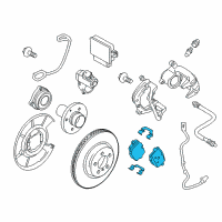 OEM 2014 BMW 528i Brake Pads Rear Diagram - 34-21-6-862-202