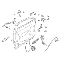 OEM 2017 Lincoln MKC Lock Cylinder Diagram - EJ7Z-7821991-A