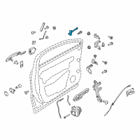 OEM 2017 Lincoln MKC Door Check Diagram - EJ7Z-7823552-A