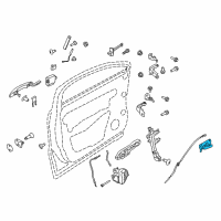 OEM Lincoln MKC Handle, Inside Diagram - EJ7Z-5822600-AA