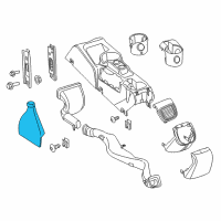 OEM Boot-Parking Brake Lever Diagram - 5YL74LXHAA