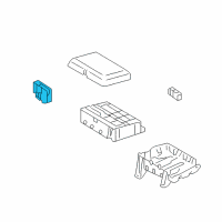 OEM Toyota Prius Main Fuse Diagram - 90982-08296