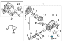 OEM 2021 Hyundai Santa Fe Packing Diagram - 53072-4G100