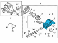 OEM 2022 Hyundai Santa Cruz Carrier Assembly Diagram - 53011-4G100