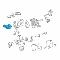 OEM 2011 Buick Enclave Combo Switch Diagram - 84049754