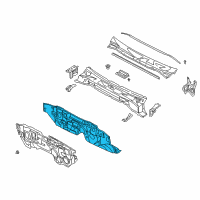 OEM 2001 Nissan Pathfinder Dash-Lower Diagram - 67300-4W330