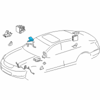 OEM 2008 Lexus GS450h Computer Assy, Skid Control Diagram - 89540-30780