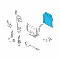 OEM Kia Soul Reused S Engine Ecm Control Module Diagram - 391102BCC1