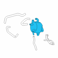 OEM 2006 Toyota RAV4 Transmission Cooler Diagram - 33493-42030