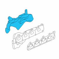 OEM 2010 Chevrolet Cobalt Heat Shield Diagram - 12603793