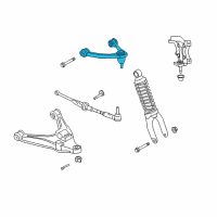 OEM 2015 Dodge Viper Rear Upper Control Arm Diagram - 5290117AE