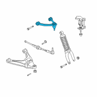 OEM 2005 Dodge Viper Rear Upper Control Arm Diagram - 5290117AE