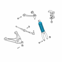 OEM 2016 Dodge Viper Shock-Rear Suspension Diagram - 5181790AD