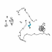 OEM 2011 Kia Forte Koup Hose-Power Steering Oil Suction Diagram - 575311M100