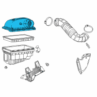 OEM Ram 1500 Classic Cover-Air Cleaner Diagram - 68333088AB