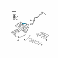 OEM 2008 Chrysler Sebring Fuel Tank Diagram - 68159522AA