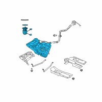 OEM Dodge Avenger Module-Fuel Pump/Level Unit Diagram - 68004475AE