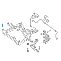 OEM Infiniti Bolt Diagram - 54459-JA000