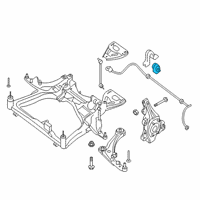 OEM 2016 Nissan Altima Bush-Stabilizer Diagram - 54613-3NT0A